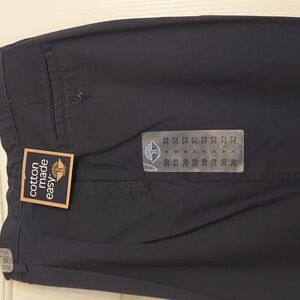 NWT DOCKERS SLACKS 38X32 NAVY BLUE Classic Fit